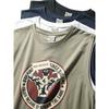 Fitness Vest Men's Summer Loose Training American Sports Wait Lifting Cotton Vest Men Hurdle Sleeveless T-shirt