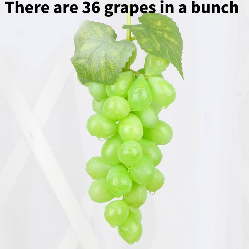 Grapes Simulation Fruit Plastic  Toy Vine Prop Photography Decoration Tools