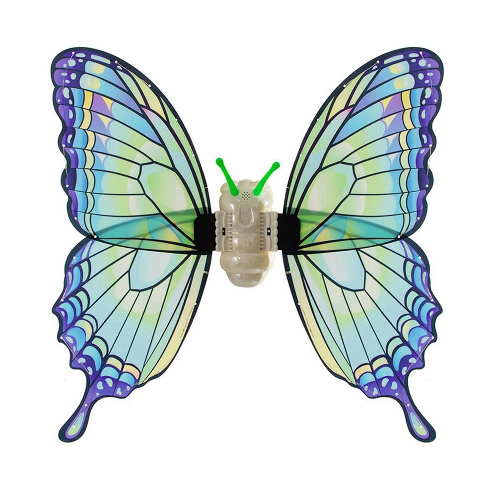 Flapping Halloween Costume Christmas Birthday Party Princess Cosplay Gift Electric Wings Electric Light Up Fairy Wings