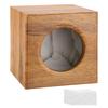 uxcell Port Wooden Speaker Striped Wooden Single Ventilation Subwoofer Car Audio Truck Speaker DIY Audio Sound Accessories 5-inch Enclosure, Box, Box,