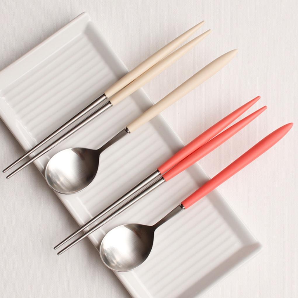 

(Stella) Satin Spoon, Chopsticks - 5 colors Purple Spoon