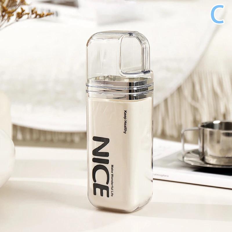 Travel Toothbrush Holder Cartoon Cute Toothbrush Cup Simple Portable Mouthwash Cup for Business Trip Home Camping