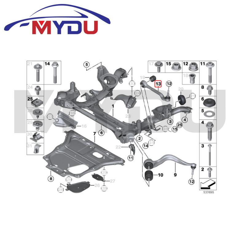 A Pai 31126854727 31126854728 31106793885 31106793886 Front Control Arm For BMW 1 2 3 4 F20 F21 F22 F30 F31 F32 F33 F34 F36
