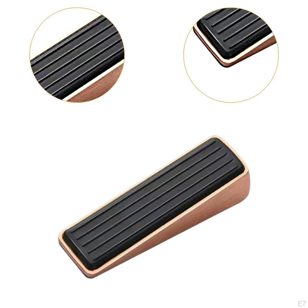 Bottom Door Stopper, Floor Holder for Wall and Carpet, Wedge Hotel Bedroom