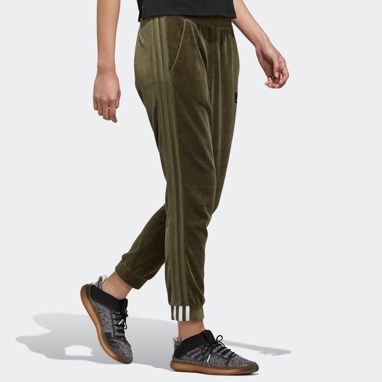 Adidas Knitted Sweatpants Women's Khaki Brown FR5972