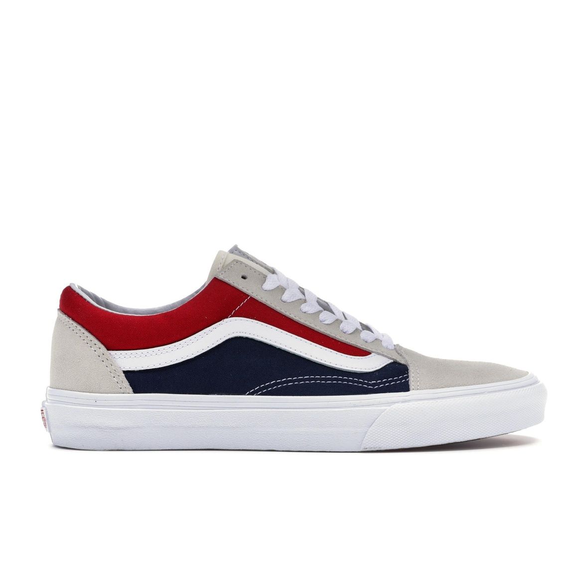 

Кроссовки унисекс Vans Old Skool Retro Block Черный Белый Красный VN0A38G1QKN