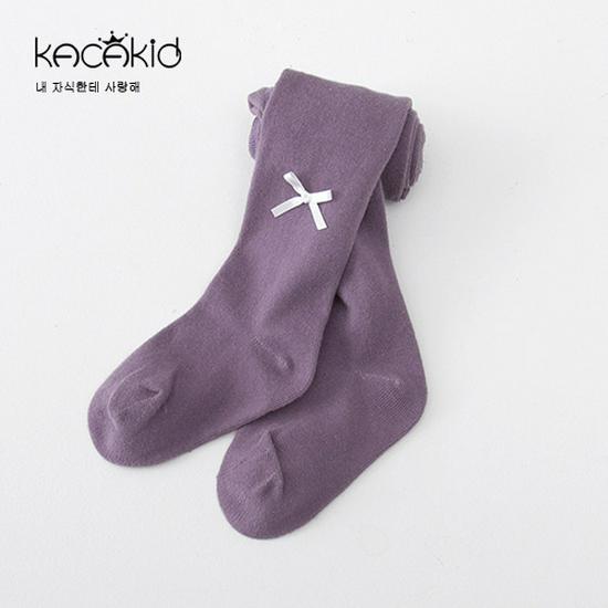 Autumn Cotton Baby Girls' Solid Color Tights and Leggings