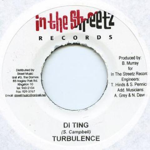 

7inch Record TURBULENCE / BLACKER - Di Ting / Mix Up Medley In The Streetz 2006 Jamaica Reggae, Ska & Dub