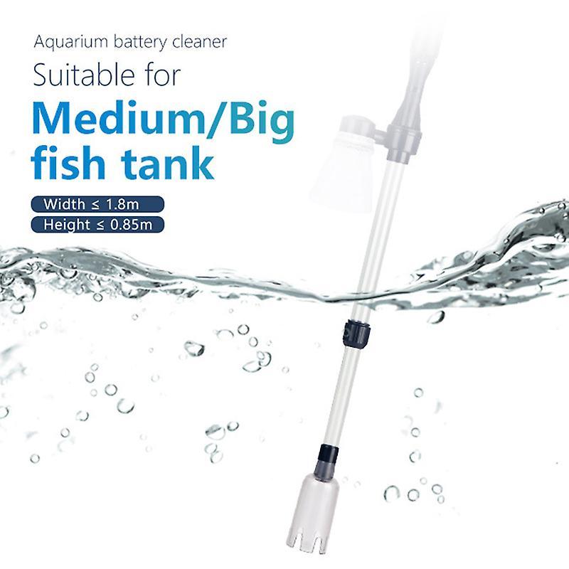 Electric Fish Tank Vacuum Cleaner Syphon Operated Gravel Water Filter Automatic Cleaner Sand Washer New