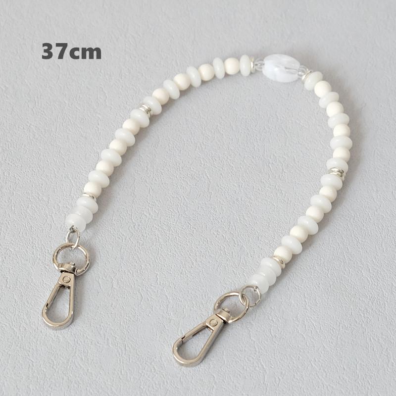 New Woman Bag Accessory Green White Candy Acrylic Resin Beaded Part Handcrafted Wristband Bag Strap Women Bag Handle Chain