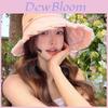 Sun Protection Fedora Hat With Large Brim For Women Summer Beach Sunshade Cap