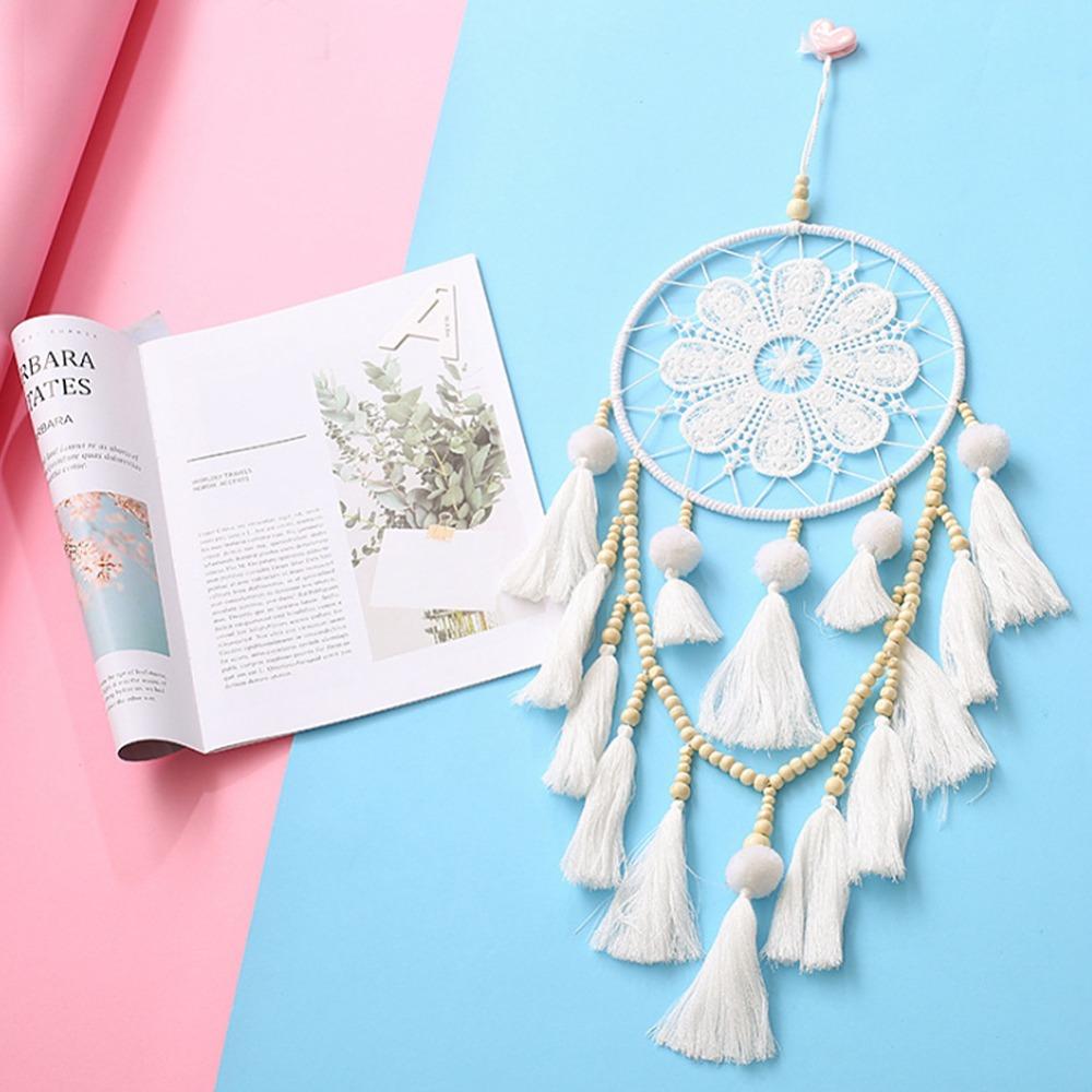 25.6inch Macrame Dream Catcher Tassels String Decoration Bohemian Style Wall Hanging Home Decor