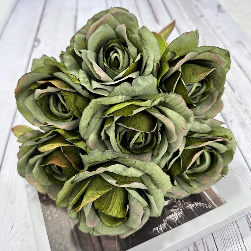 Flower Artificial Rose Hotel Restaurant Window Decoration Room Desktop Ornament