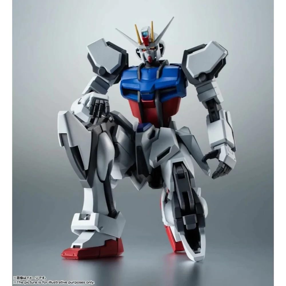 TAMASHII NATIONS ROBOT SPIRITS Mobile Suit Gundam SEED Strike Gundam Approximately 125mm PVC ABS Painted Movable Figure [SIDE MS] GAT-X105 Ver.