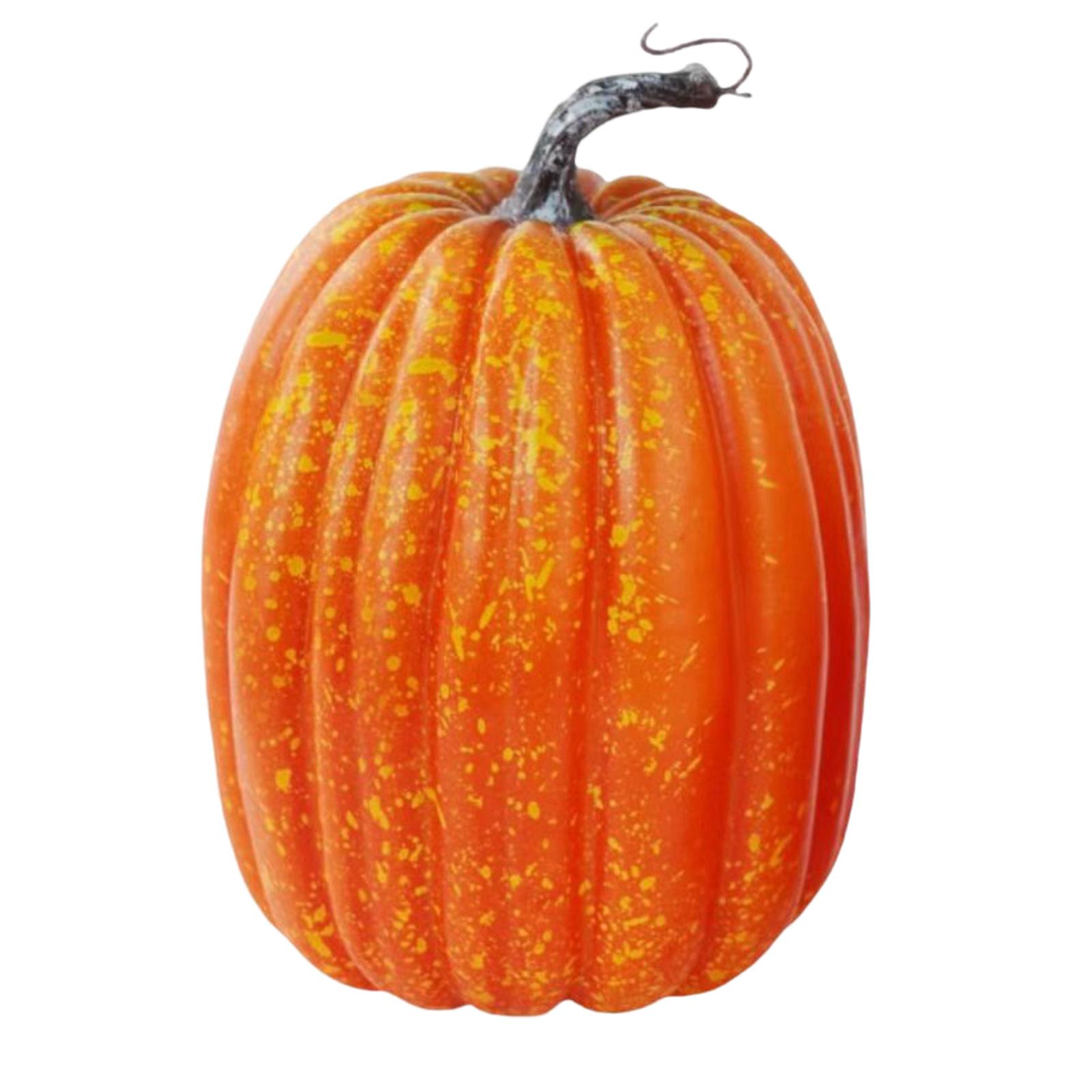 

Artificial Pumpkins Realistic Foam Pumpkin Ornament For Halloween Christmas Thanksgiving Indoor and Outdoor Decoration оранжевый