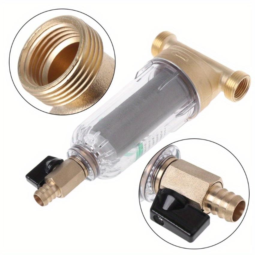 Home Dust Stainless Mesh Faucet 6 Points Front Purifier Copper Lead Water Filter