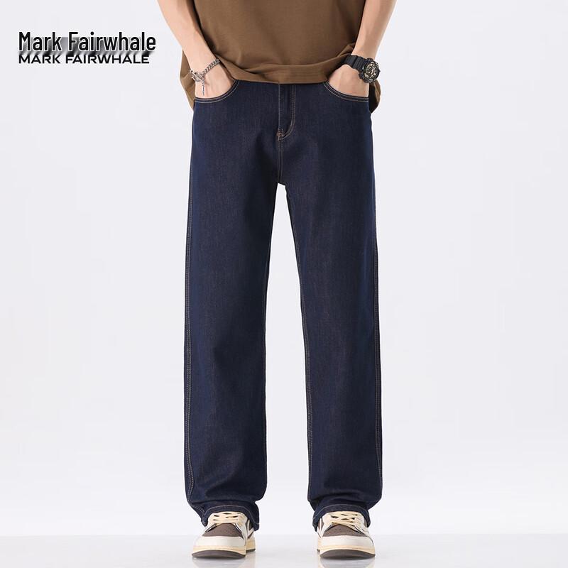 Mark Fairwhale Men's Classic Loose Straight Leg Jeans