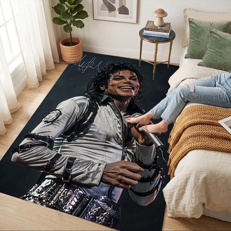 Michael Jackson Collage Living Room Nonslip Area Rug Soft Carpet For Bedroom Gameoom Playroom Sofa Office Home Decor Doormat