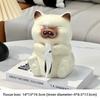 Cat Shaped Ceramic Tissue Box Creative Cute Ceramic Paper Box Home Living Room Desktop Ceramic Napkin Paper Box Kitchen Storage