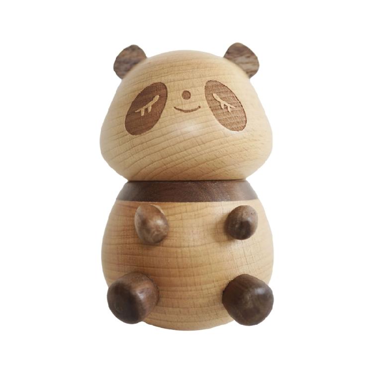 

Elegant Wood Panda Toothpick Box User Friendly Wood Panda Toothpick Holder Cute Kitchen Table Display Ornament