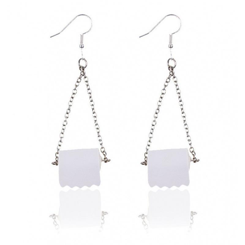 Resin Flower Bear Earrings - European & American Style