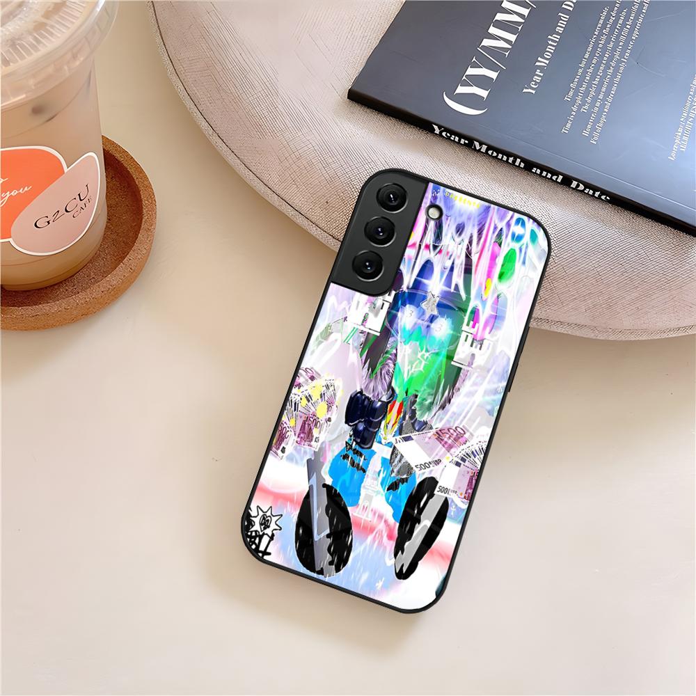 Rapper Bladee Cold Visions Phone Case Glass For Samsung Galaxy S26 S25 S21 S22 S24 S23 S20 Ultra Fe Plus A16 A24 A55 A53 Coque