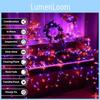 Led 200 20m With 8 Lighting Modes Halloween Decoration Hanging String Light