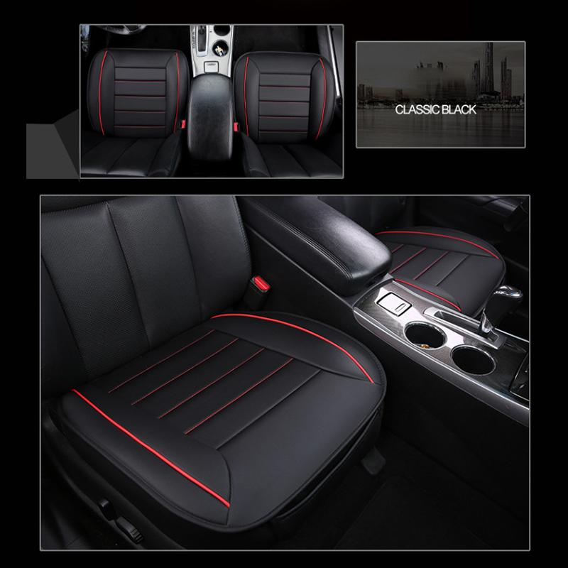 Car Seat Cushion Multi-Color With No Backrest Breathable Pu Single Seat Cushion