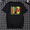 Men Clothing Retro T Shirt Vintage Rock Hip Hop Tv T Shirt Summer Unisex Casual Tshirt Mtv Music Television Graphic Tshirts Tees