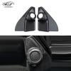2 pièces Garniture de Cadre de Haut-parleur de Pilier de Voiture Couleur Fibre de Carbone Motif Bambou pour Toyota Hilux Revo Conquest 2015-2021 Toyota Fortuner