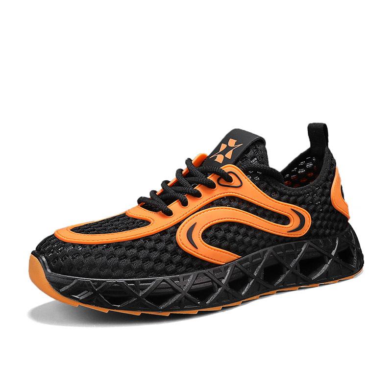 Men's Summer Versatile Low-top Versatile Mesh Shoes Outdoor Casual Comfortable Breathable Lazy Shoes