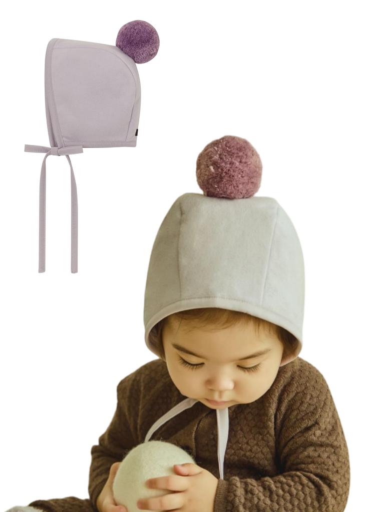 Konny Winter Bonnet Bootie Set Cold 6 12 Months Bonnet 6 [Konny] & Hat, Shoes, Socks, Protection, Baby, Months, (#2 Only Lavender, Months)