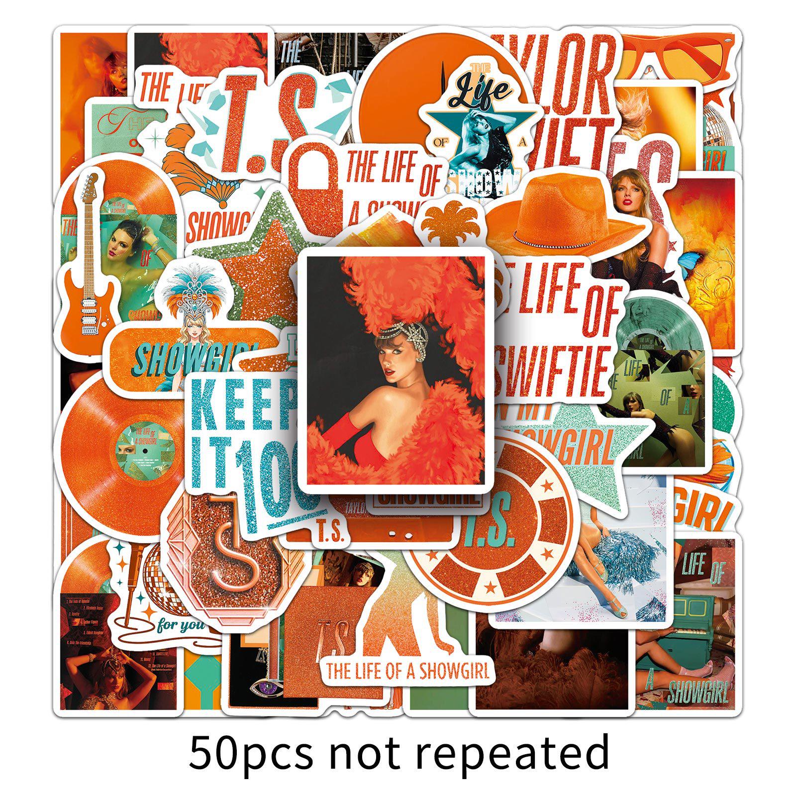 50 Taylor TS12 Moomoo Stickers - New Album Merchandise for Phone DIY & Guka Stationery