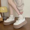 Little White Shoes Women's Versatile Spring New Versatile Sports Shoes Casual Thick-soled Heightening Board Shoes