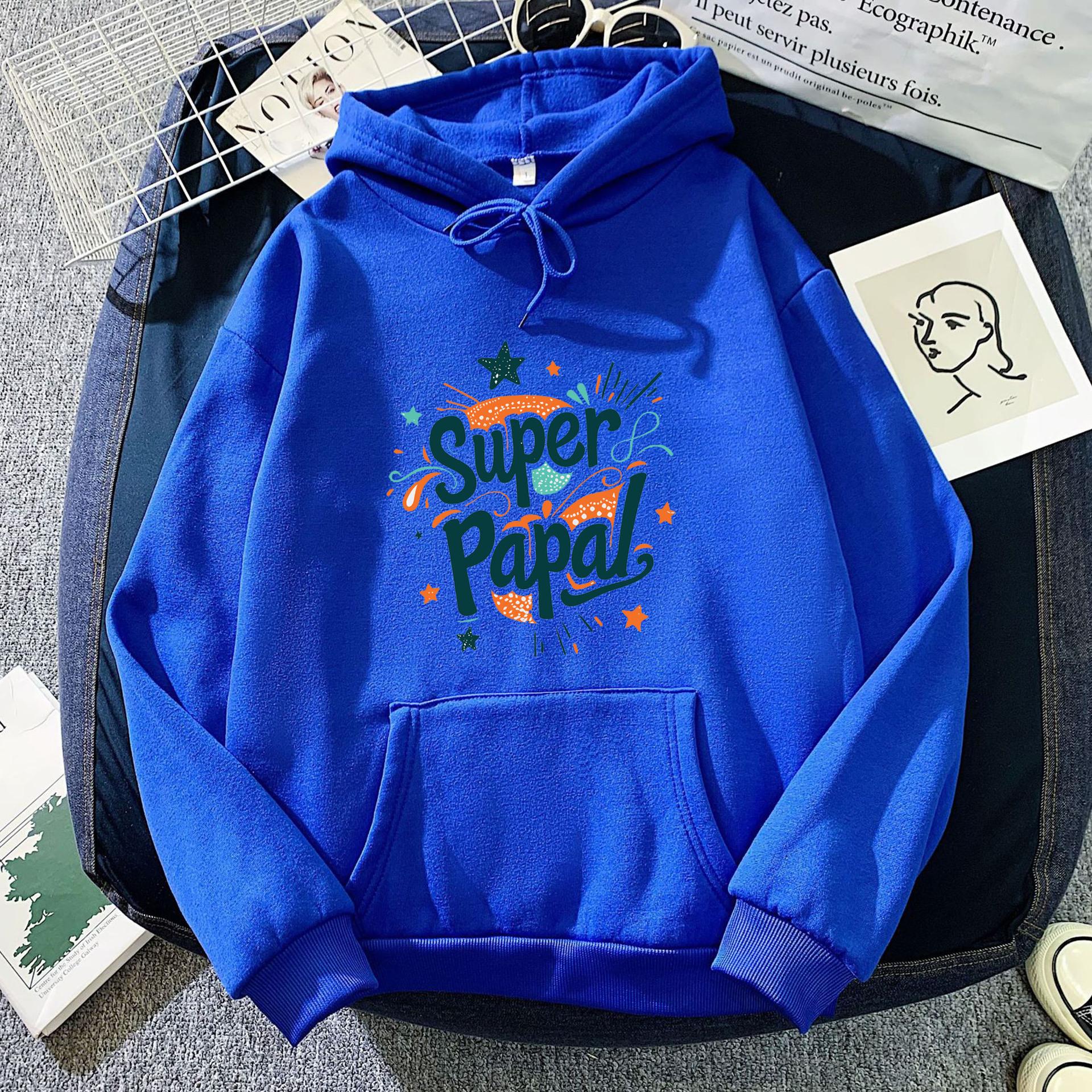 Осенне-зимний худи с принтом букв — фото 11