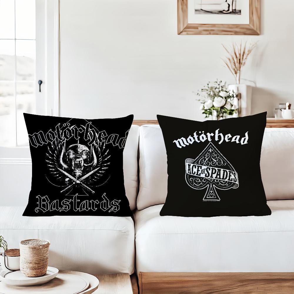 Federa Cuscino M-Motorhead Rock Band Adatta Per Camere Da Letto Soggiorni Auto Decorazione Casa