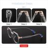 New Transparent Glasses Arm Anti-Slip Eyeglasses Replacement Leg Repair Tool Spectacle Frame Eyewear Accessories