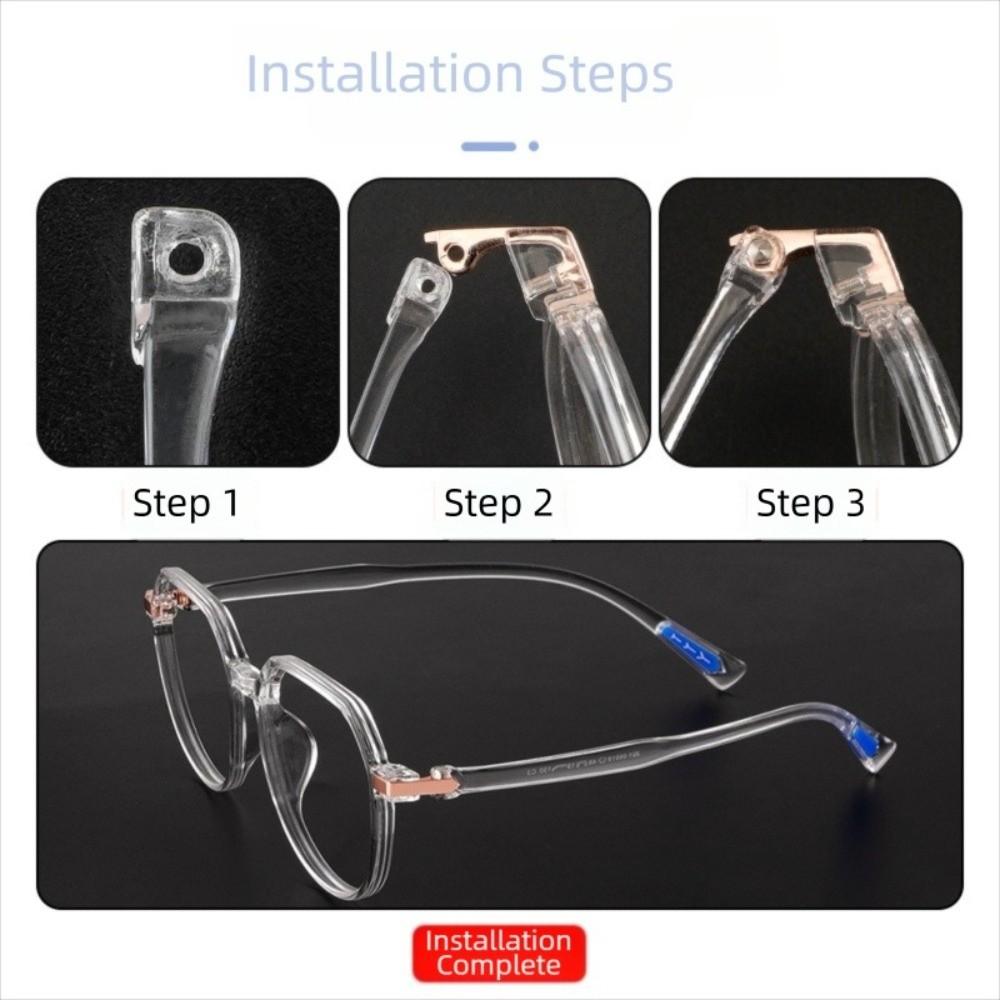 New Transparent Glasses Arm Anti-Slip Eyeglasses Replacement Leg Repair Tool Spectacle Frame Eyewear Accessories