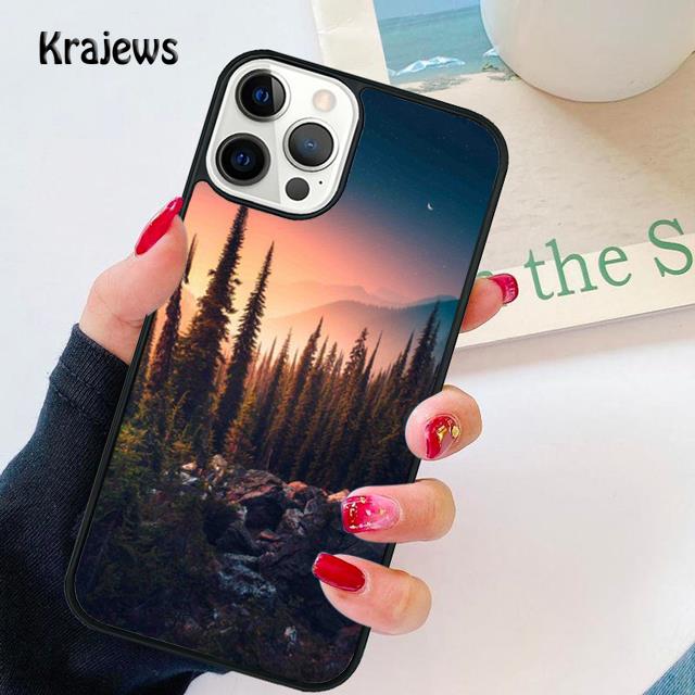 Anime Natural Landscape Soft Phone Case For iPhone 17 Air 16 15 14 Max Plus 11 12 13 Pro Max Phone Cover Fundas