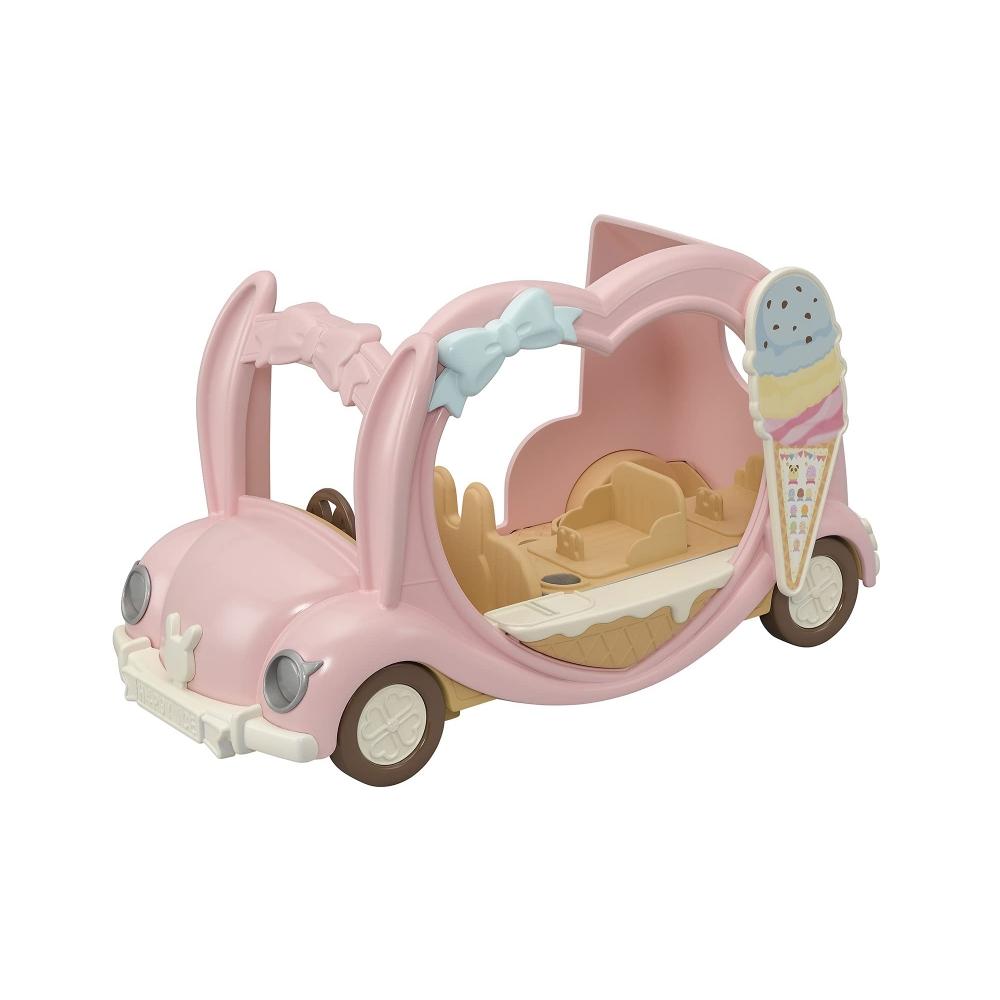 Sylvanian Families Amusement Park Omiseya [Happy Ice Cream Wagon] Mi-89 ST Mark Certification 3 Years Old and Up Toy Dollhouse Sylvanian Families EPOC