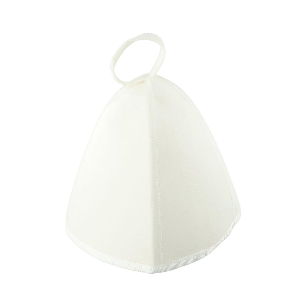 1pcs Wool Felt Sauna Hat Keep Warm Bath Hair Protection For Skin Head Anti-Heat Spa Sauna Hat Bathroom Cap Accessories