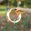 6inch Single Row Tambourine Percussion Musical Instruments Educational Toy Wood Round Handbell Handheld Tambourine