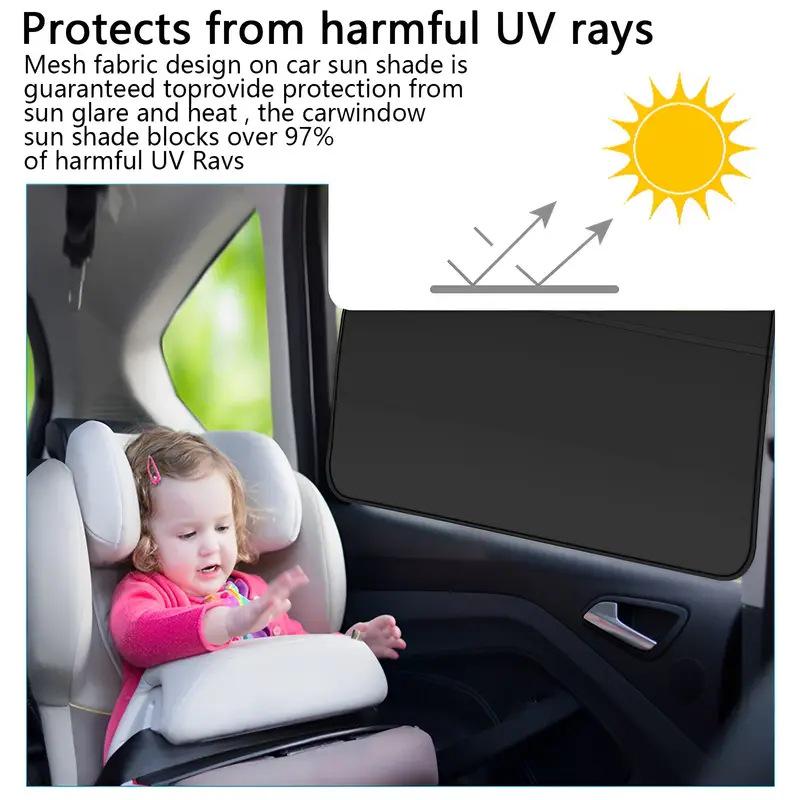 Car Side Window Blackout Curtain: Sun Shade & Heat Insulation with Suction Cup