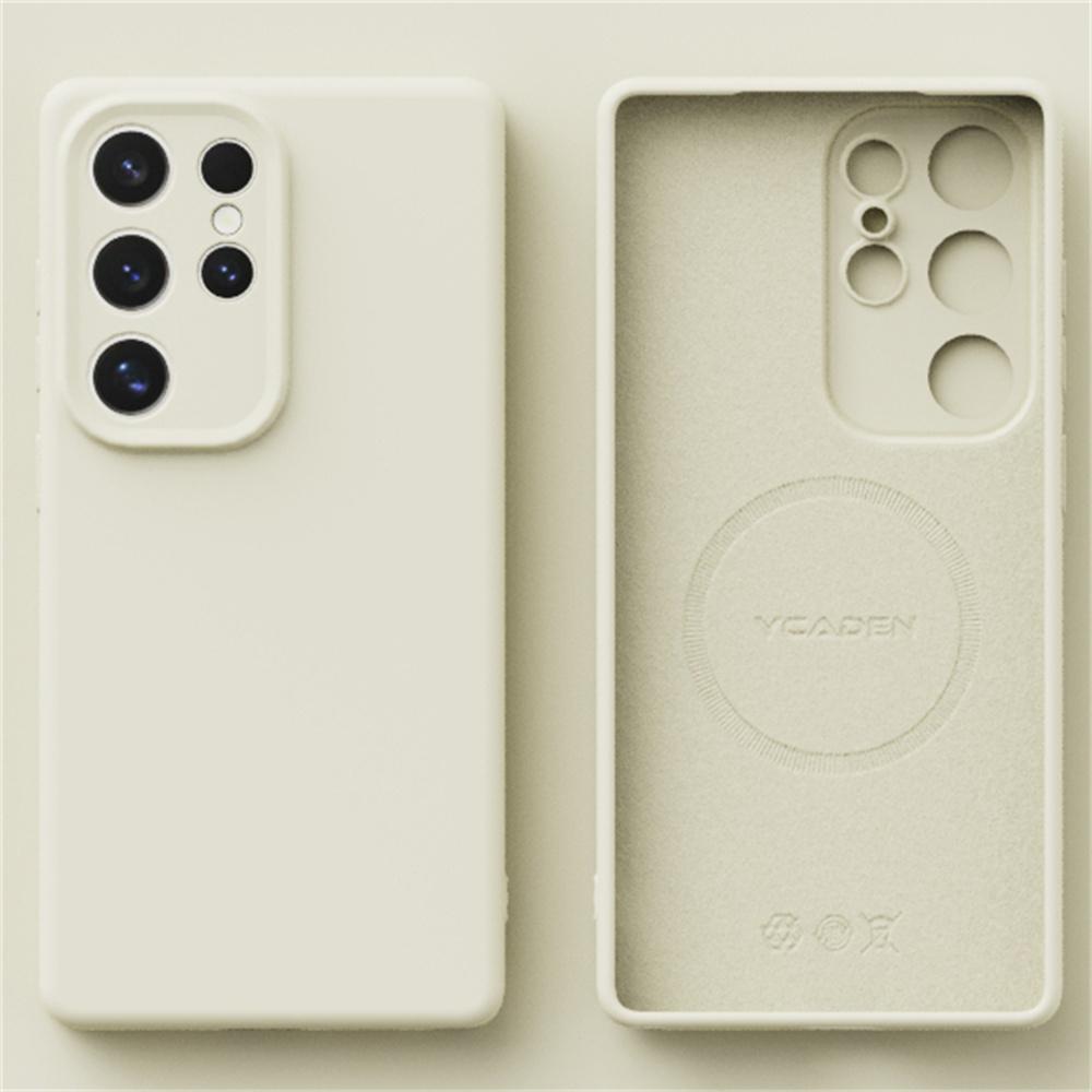 Magnetische Hülle für Magsafe Kabellose Ladehülle für S24 Ultra Plus S23 S22 Ultra Plus Stoßfest Solider Schutz Weiche Hülle