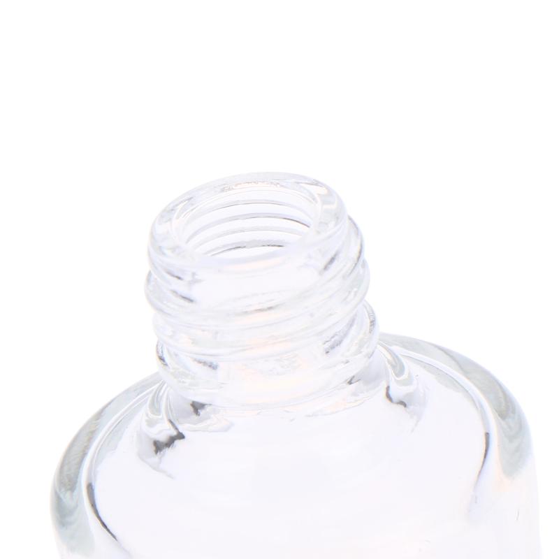1/2Pcs 5/10/15Ml Empty Nail Polish Bottle With Brush Refill Bottle Glue Bottle Small Sample Nail Gel Polish Containers