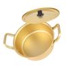 Korean Ramen Noodle Pot Korean Yellow Aluminum Stockpot Instant Noodles Pot