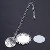 Oval Antique Photo Chain Charm Graduation Cap Tassel Memorial Photo Charm