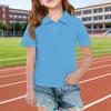 Short Sleeve Polo Shirt for Girls Classic Collar Design Breathable Lightweight Fabric Suitable for Daily Wear School Uniforms Outdoor Activities
