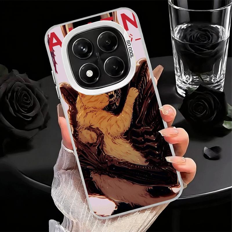 Cool A-Alien X-Xenomorph Soft Phone Case for Xiaomi Redmi Note 13 14 15 Pro Plus 12S 12 11S 11 11T 10S 10 Shockproof Cover Back
