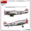 Miniart Maßstab 1/48 Amerikanische P-47D-30RA Thunderbolt Fortgeschrittenes Set Plastikmodellbausatz MA48029